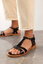 Indlæs billede til gallerivisning Sandal m. spænde, Sort