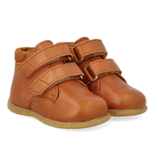 Indlæs billede til gallerivisning Begyndersko m. velcro, Cognac