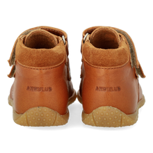 Indlæs billede til gallerivisning Begyndersko m. velcro, Cognac