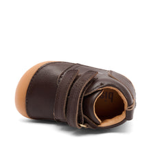 Indlæs billede til gallerivisning Begyndersko m. velcro, Brun