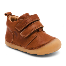 Indlæs billede til gallerivisning Begyndersko m. velcro, Cognac