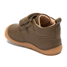 Indlæs billede til gallerivisning Begyndersko m. velcro, Brun