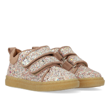 Indlæs billede til gallerivisning Sneakers m. velcro, Rosa glitter