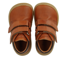 Indlæs billede til gallerivisning Begyndersko m. velcro, Cognac