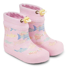 Indlæs billede til gallerivisning Begynder-gummistøvle m. snøre, Lyserød