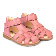 Indlæs billede til gallerivisning Begyndersandal m. velcro, Rosa