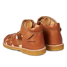 Indlæs billede til gallerivisning Begyndersandal m. velcro, Camel