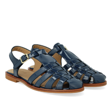 Indlæs billede til gallerivisning Sandal m. spænde, Blå