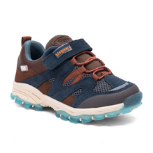 Indlæs billede til gallerivisning TEX-sneakers m. velcro, Brun/Navy