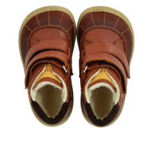 Indlæs billede til gallerivisning Begynder-TEX-støvle m. velcro, Mørkebrun