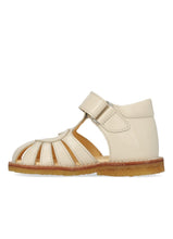 Indlæs billede til gallerivisning Begyndersandal m. velcro, Creme