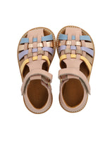 Indlæs billede til gallerivisning Sandal m. veclro, Guld/multi-farvet