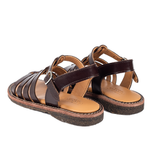 Indlæs billede til gallerivisning Sandal m. spænde, Mørkebrun