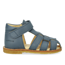 Indlæs billede til gallerivisning Begyndersandal m. velcro, Blå