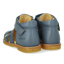 Indlæs billede til gallerivisning Begyndersandal m. velcro, Blå