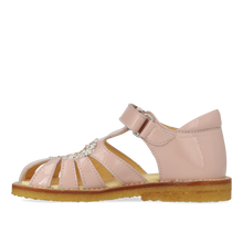 Indlæs billede til gallerivisning Sandal m. velcro, Rosa Glitter