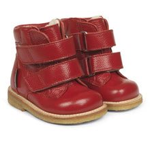 Indlæs billede til gallerivisning Angulus TEX-støvle med dobbelt velcrolukning/ Rød