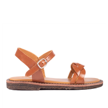 Indlæs billede til gallerivisning Sandal m. spænde, Cognac