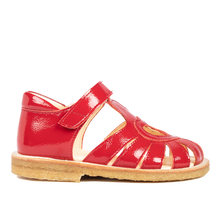 Indlæs billede til gallerivisning Sandal m. velcro, Rød