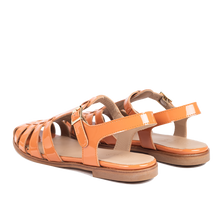 Indlæs billede til gallerivisning Sandal m. spænde, cognac