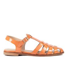 Indlæs billede til gallerivisning Sandal m. spænde, cognac
