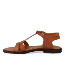 Indlæs billede til gallerivisning Sandal m. spænde, Cognac