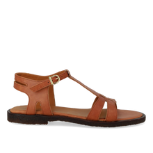 Indlæs billede til gallerivisning Sandal m. spænde, Cognac