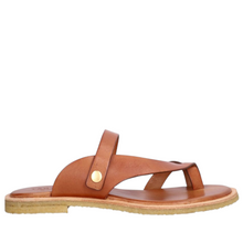 Indlæs billede til gallerivisning Sandal m. spænde, Cognac