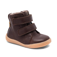 Indlæs billede til gallerivisning TEX-støvle m. velcro, Mørkebrun