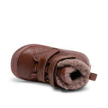 Indlæs billede til gallerivisning Bisgaard begynder TEX-vinterstøvle med velcrolukning/ Brun foer