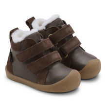 Indlæs billede til gallerivisning TEX-begynderstøvle m. velcro, Mørkebrun