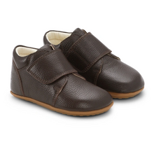Indlæs billede til gallerivisning Hjemmesko m. velcro, Mørkebrun