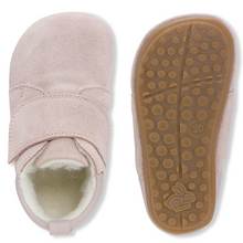 Indlæs billede til gallerivisning Uld-hjemmesko m. velcro, Rose