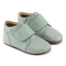 Indlæs billede til gallerivisning Hjemmesko m. velcro, Blågrøn