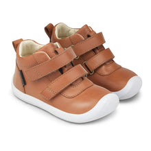 Indlæs billede til gallerivisning TEX-Sneakers m. velcro, Cognac