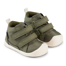 Indlæs billede til gallerivisning Begyndersko m. velcro, Grøn