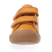 Indlæs billede til gallerivisning Naturino begyndersko med dobbelt velcrolukning/ Mørk gul front