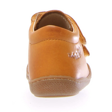 Indlæs billede til gallerivisning Naturino begyndersko med dobbelt velcrolukning/ Mørk gul hæl