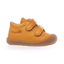 Indlæs billede til gallerivisning Naturino begyndersko med dobbelt velcrolukning/ Mørk gul side