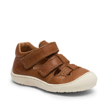Indlæs billede til gallerivisning Sandal m. velcro, Cognac