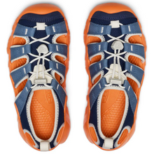 Indlæs billede til gallerivisning Outdoor sandal m. velcro, Orange/blå