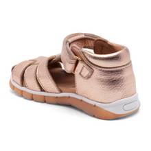 Indlæs billede til gallerivisning Sandal m. velcro, Rose glitter