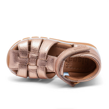 Indlæs billede til gallerivisning Sandal m. velcro, Rose glitter