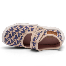 Indlæs billede til gallerivisning Sommersko m. velcro, Blomster