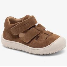 Indlæs billede til gallerivisning Begyndersandal m. velcro, Cognac