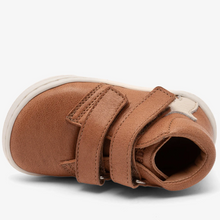 Indlæs billede til gallerivisning Begyndersko m. velcro, Cognac