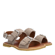 Indlæs billede til gallerivisning Sandal m. spænde, Grå