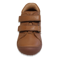 Indlæs billede til gallerivisning Begyndersko m. velcro, Cognac