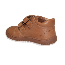 Indlæs billede til gallerivisning Begyndersko m. velcro, Cognac