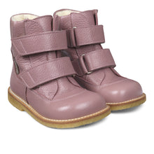 Indlæs billede til gallerivisning TEX-støvle m. velcro, Lys blomme